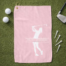 Search for funny sayings golf golf towels For her
