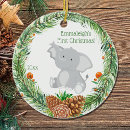 Search for elephant christmas tree decorations Grey