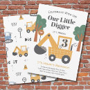 Search for construction party invitations Digger