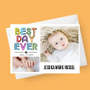 Search for day birth announcement cards Modern