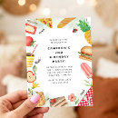 Search for summer picnic birthday invitations Red gingham