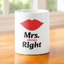 Search for mrs always right mugs Humour