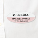 Search for oval name tags Employee