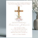 Search for bible verse christening invitations Cross