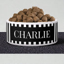 Search for black and white striped dog bowls Cute