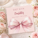 Search for baby girl shower guest books For her