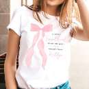 Search for pink bow tshirts Trendy