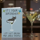 Search for funny martini birthday cards Friend
