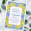 Search for mediterranean bridal shower invitations Italy