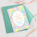 Search for rainbow colors birthday invitations Gender neutral