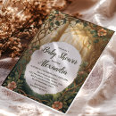 Search for square baby shower invitations Script typography