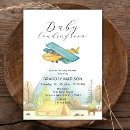 Search for airplane baby shower invitations For kids