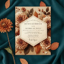 Search for dahlia wedding invitations Autumn