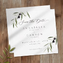 Search for olive branch save the dates Mediterranean