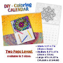 Search for adult calendars Colouring for adults