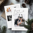 Search for christmas wedding announcement cards Mr and mrs