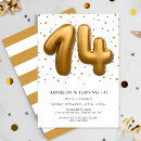Search for 14th birthday invitations Turning 14