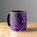 Search for purple octopus mugs Black