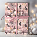 Search for pink deer wrapping paper Elegant