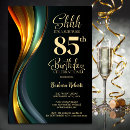 Search for surprise 85th birthday invitations Gold