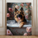 Search for bath canvas prints Dog