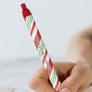 Search for candy cane pens Striped