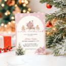 Search for pink winter wonderland invitations Deer