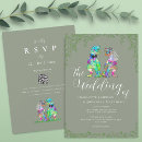 Search for pink purple sage green wedding invitations Watercolor