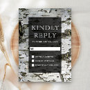 Search for birch rsvp cards Elegant