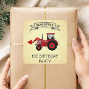 Search for red tractor stickers Birthday