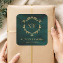Search for emerald monogram stickers Victorian