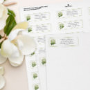 Search for green hydrangea return address labels For her