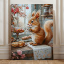 Search for squirrell canvas prints Red squirrel