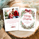 Search for watercolor greenery christmas cards 1 photo