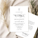 Search for cordials cards invites Black and white
