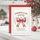 Search for red bow invitations Winter
