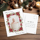 Search for red green white christmas cards Floral