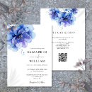 Search for boho floral wedding invitations Dusty blue
