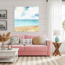 Search for beach scene canvas prints Blue