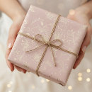 Search for gold foil wrapping paper Blush pink