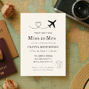 Search for airplane bridal shower invitations For her
