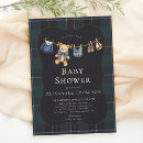 Search for clothesline baby shower invitations Woodland