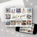 Search for 12 photo christmas cards Modern minimalist