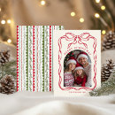 Search for red bow christmas cards Family photo