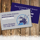 Search for snow removal business cards Construction