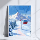Search for snow ski posters White
