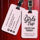 Search for girls trip luggage tags Funny