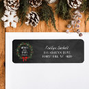 Search for modern chalkboard return address labels Baby shower