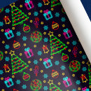 Search for neon christmas wrapping paper Cute