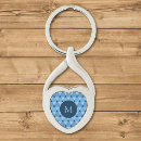 Search for blue heart keychain key rings Vintage